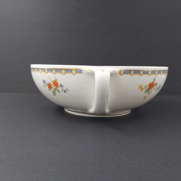 Victoria Moritz Zdekauer Altrohlau Czechoslovakia Porcelain Floral Serving Bowl - Picture 2 of 14